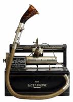 123.png; 2021-0391; Wachszylinder-Diktiergerät "Dictaphone", 1920er Jahre; Wachszylinder-Diktiergerät