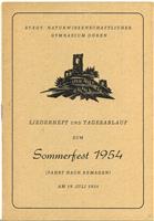 2021-0056---.jpg; 2021-0056; Lieder- und Programmheft zum Sommerfest des Städt. Naturwissenschaftlichen Gymnasiums, 1954; Liederheft