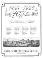 7fc160df-6984-4d75-8080-4531af8a6ea6.jpg; 2021-0349; 70 Jahre Carl Schleicher und Schüll; Zeitungsanzeige